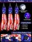 3 Pack 40" American Flag Windsock with Lights 4th of July Decorations